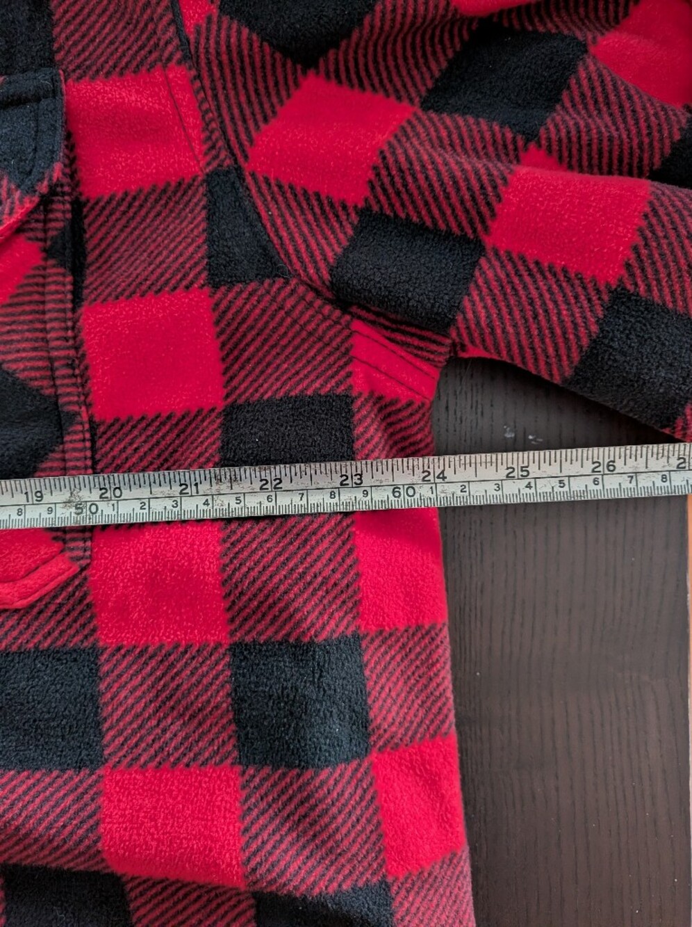 Volcom Mens Fleece Quilt Lined Overshirt Insulated Jacket Red Buffalo Plaid XL - Picture 8 of 13